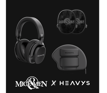 of mice & men heavys headphones bundle fog color