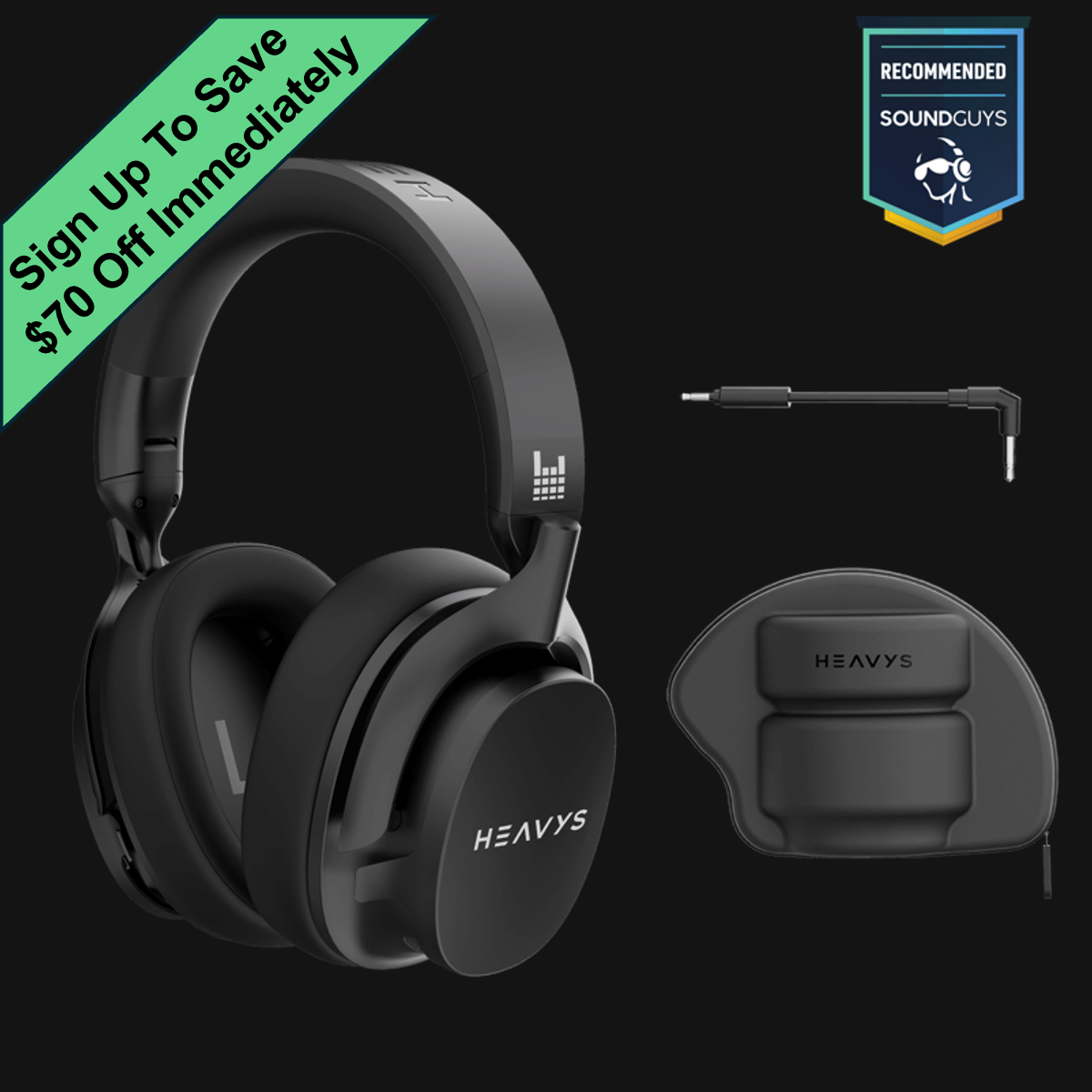 Heavys H1H Headphones Bundle