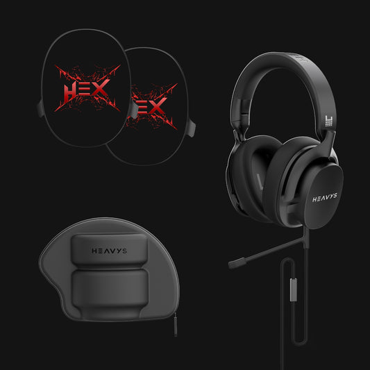 Heavys HeX Headphones + Mic Gaming Bundle *PREORDER* SHIPS in NOVEMBER 2024