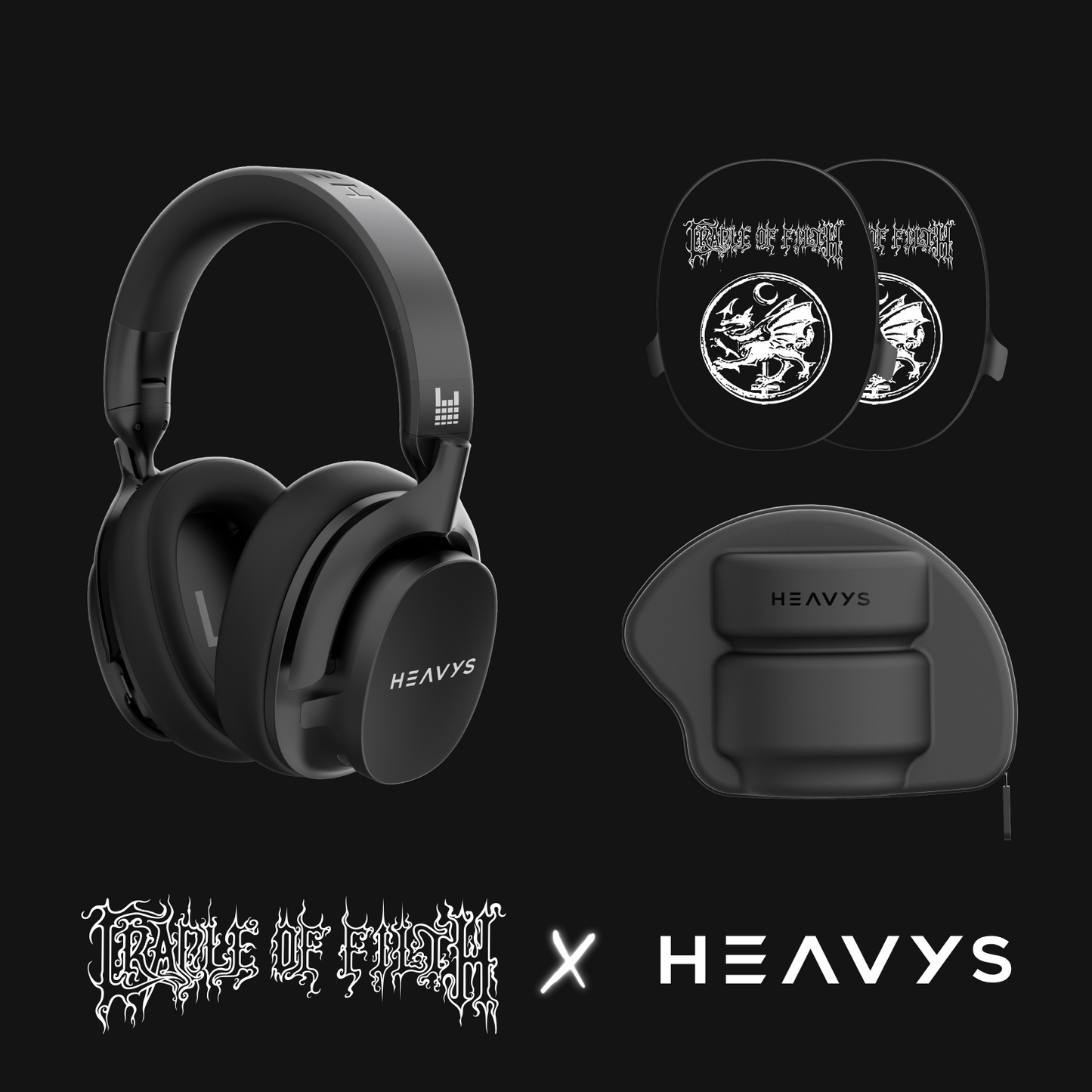 Heavys Headphones + Shells Bundle